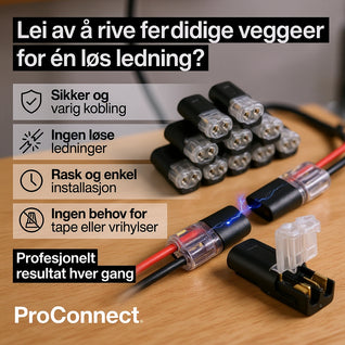 Nordic Compact™ – Smart & verktøyfri installasjon (25 pack)