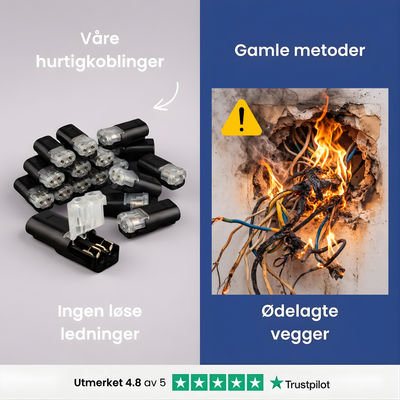 Nordic Compact™ – Smart & verktøyfri installasjon (25 pack)
